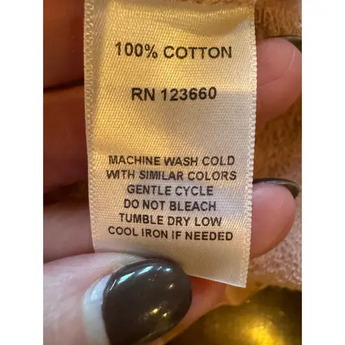 Splits59 Sweatshirt Women XS Pink Tan Tilda Checkerboard Pullover Athleisure NWT