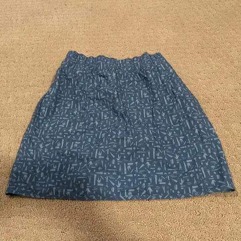 Patagonia Women’s  Blue Print Skort Size Small Bin 208