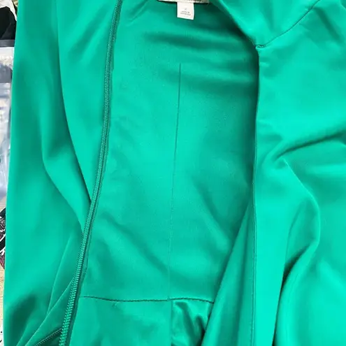 New York And Company Eva Mendes womens Sheath Twisted Asymmetric green dress Sz 2