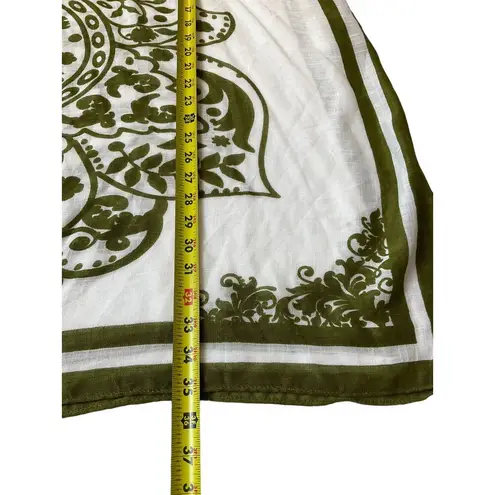 Lovestitch White & Green Cover Up Kimono Women's One Size NWT | 34-28