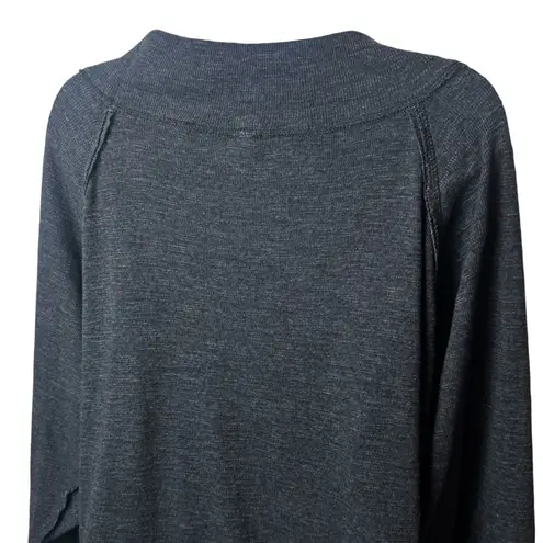 We The Free  Palisades Off-the-Shoulder Dark Charcoal Sweater Coastal Comfort S