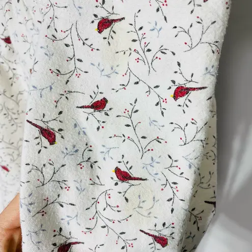 Aria Flannel Bird Christmas Nightgown