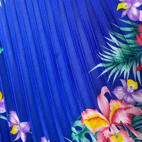 Vintage Royal Creations Hawaiin Dress Floral MuMu Kaftan Kimono Made Hawaii u Blue Size undefined