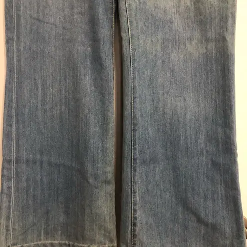 Seven7  Trouser wide leg jeans medium wash women’s size 10