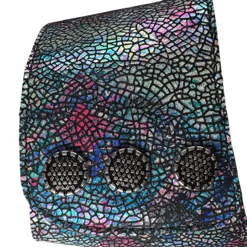 Alegria  Women's Lilie Copacetic Multicolor Crackle Textured‎ Slip On Slides 39 - Image 5