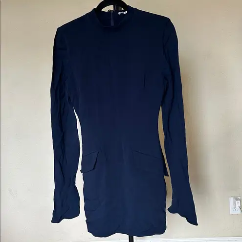 House Of CB House‎ of CB   'Mahalia' Navy Long Sleeve Mini Dress NWOT size M