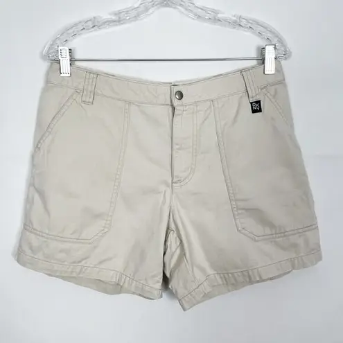 DKNY  Jeans 100% Cotton High-Rise Beige Shorts Size 6