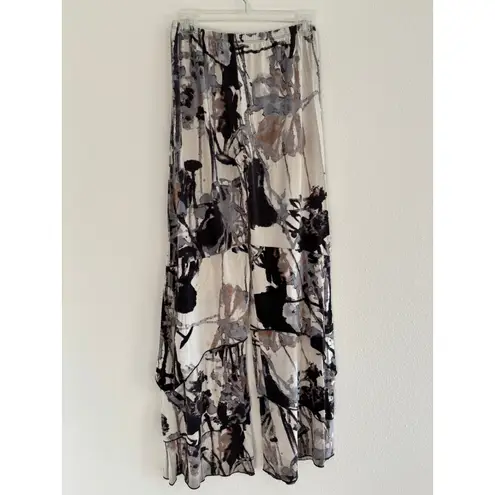 Inside Out Pants Womens Size Small Palazzo Boho Beachy Hippie Flowy Festival Black