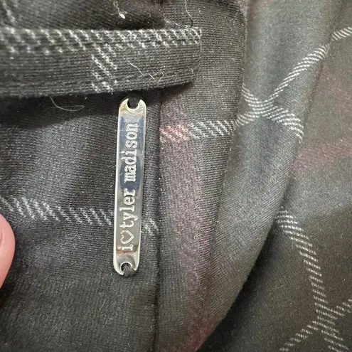 iltm I Love Tyler Madison Plaid High Rise Pull On Skinny Pants | Women's S Red