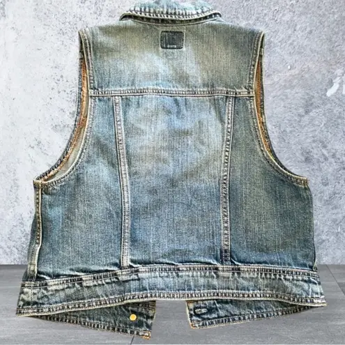 American Eagle NWOT  DENIM JEAN CUTOFF JACKET VEST 👖