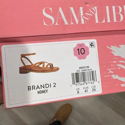 Sam & Libby Brandi Sandal Honey Size 10