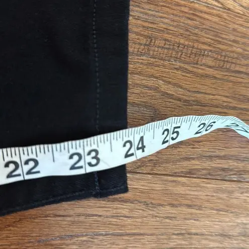 NYDJ Ami skinny black wash crop Jean size 10 petite Color