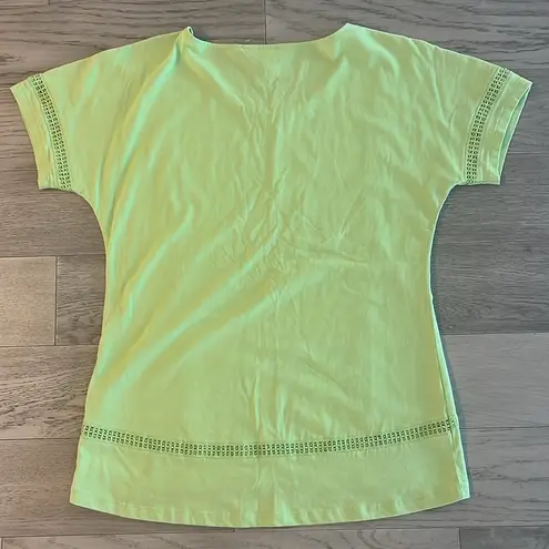 Christopher & Banks Green Business Casual Shirt Size Small