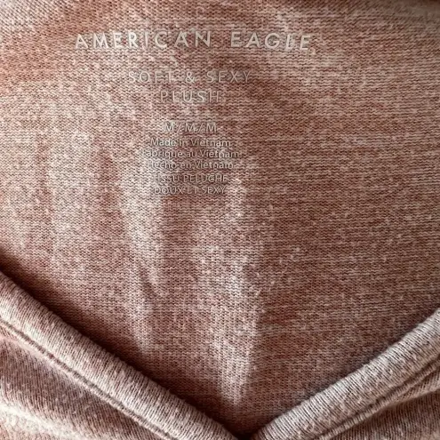 American Eagle  soft &‎ sexy plush cropped shirt