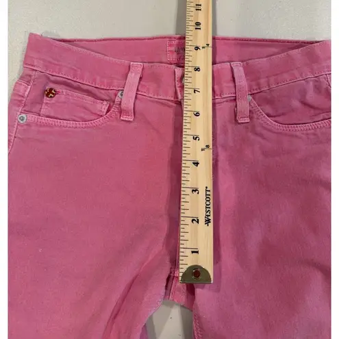 Hudson Jeans Womens 27" Pink Nico Super Skinny Low Rise Y2K Barbie Vacation