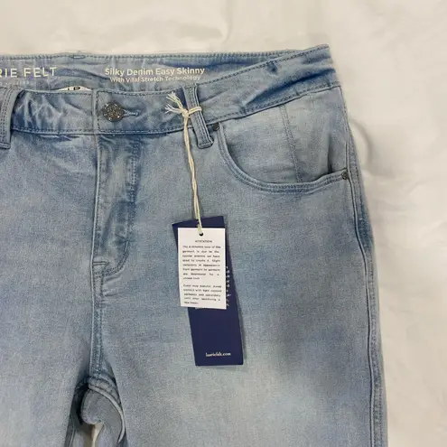 NWT Lauren Felt Silky Denim Easy Skinny Jeans