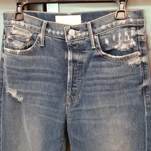 đź’•MOTHER SUPERIORđź’• The Trickster Ankle Jeans ~ On Holy Ground 26 NWOT Blue