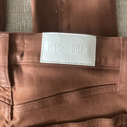Pistola Aline Highrise Coated Skinny Jeans