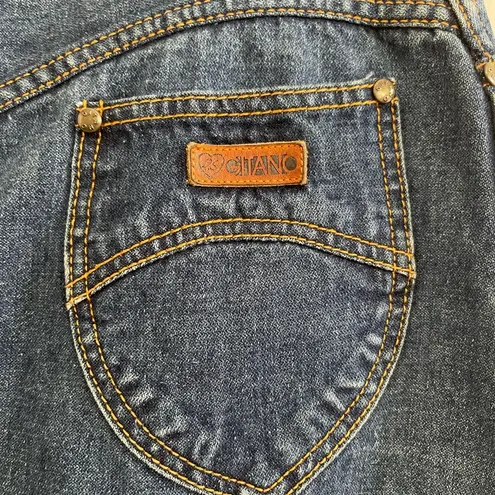 Vintage 80s 90s Gitano Denim Skirt 15W x 24L Medium Wash Size Medium Wash Jean