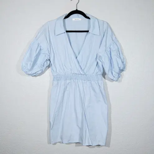 Lavon La Light Blue Collared Shirt Dress Size Small