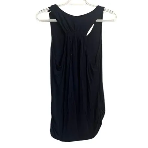 Free Kisses Navy Ruched Racerback Tank XL