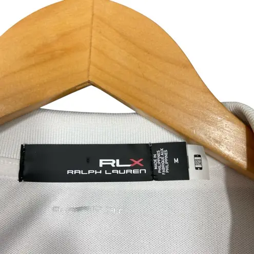 RLX Ralph Lauren Classic Fit Sleeveless Tour Polo Shirt M White Size L
