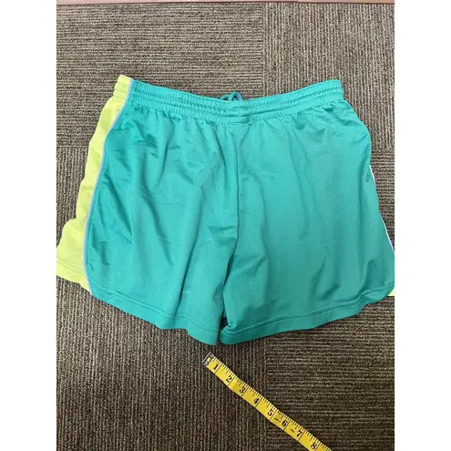 Nike  Sweat Shorts Women’s Teal Elastic Waist Drawstring Size Large
