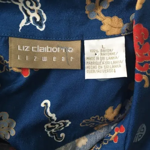 Liz Claiborne  button down blouse Large