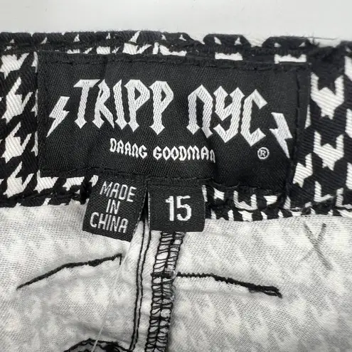 Tripp NYC NWT  Houndstooth Black & White Skinny Jeans Size 15 Extra Large