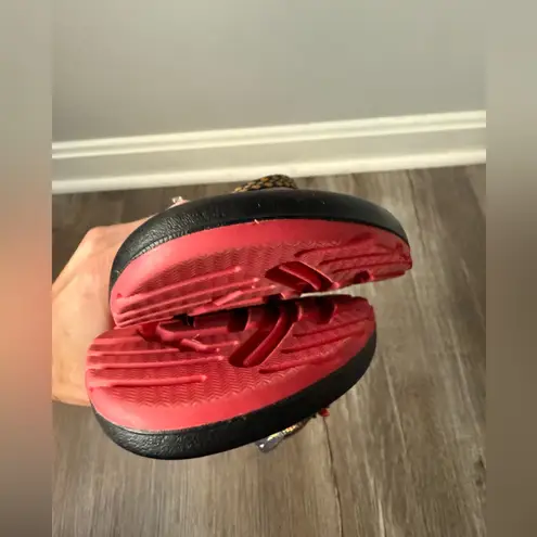 Chacos Chaco ZX Classic Double Strap Strappy Sandals Black Orange Multi Color Size 7