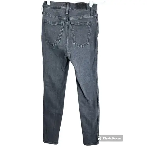 Madewell  Black 10” High Rise High Waisted Skinny Jeans in Starkey Wash Size 26