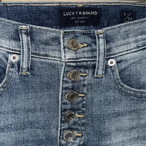 Lucky Brand Jeans Bridgette high rise skinny 2 ankle button fly NEW baddie denim Blue Size undefined