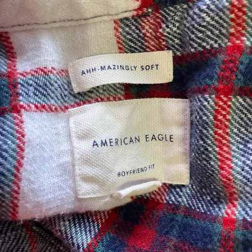 American Eagle  extra large plaid, women’s flannel shirt, BoHo