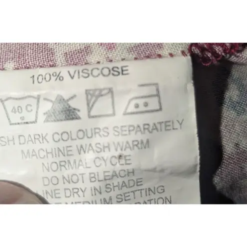 Fusion Boho Tribal Geometric Print Midi Dress M V