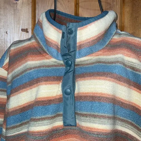 Striped Pullover with Button