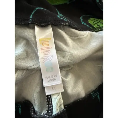 LuLaRoe  Halloween Frankenstein Monster Lightning Bolt Print Leggings T/C