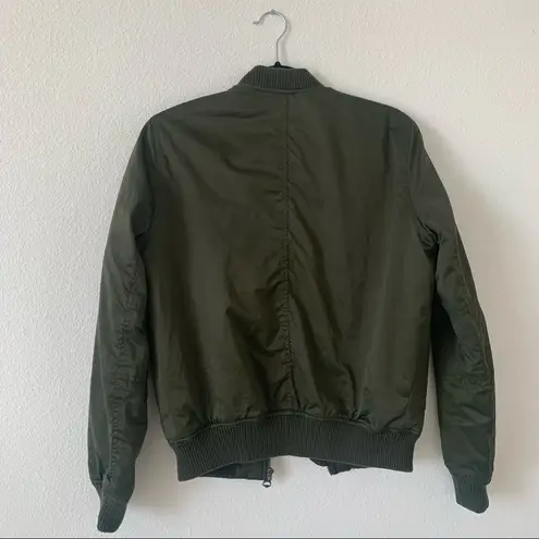 American Eagle Army Green Bomber Jacket