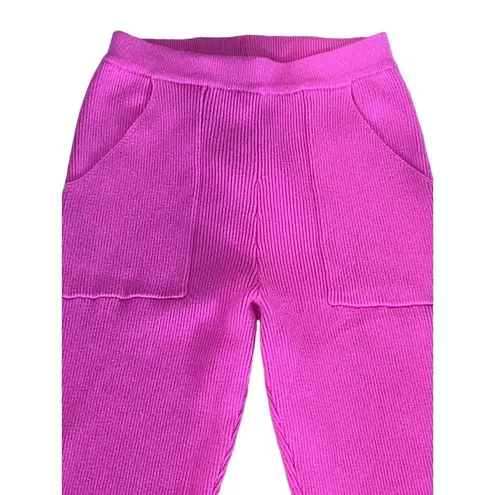 Emilia George Chelsea Maternity Pants in Pink Small Womens Knit Sweater Trousers Size undefined