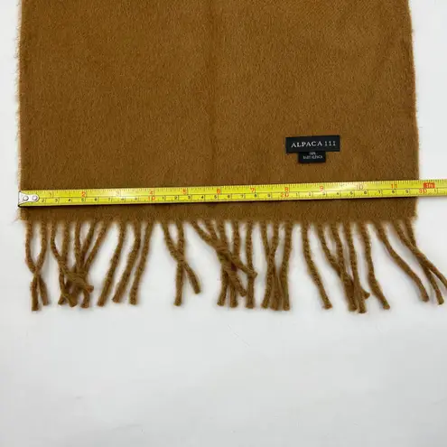 Alpaca 111 Baby Alpace Camel Scarf Brown