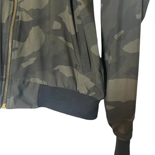 ALBION FIT Women's Camouflage Bomber Jacket- Size Medium