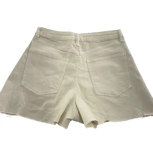 We Wore What Shorts Womens 28 High Rise Boyfriend Raw Hem Distressed Denim Summer