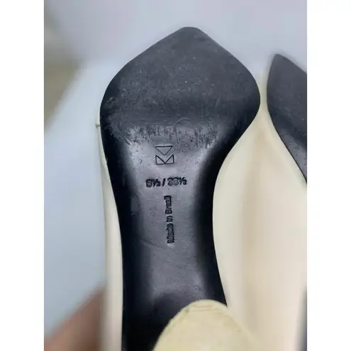 MERCEDES CASTILLO 'kioko Mid' Leather Pumps Ivory Size 8.5