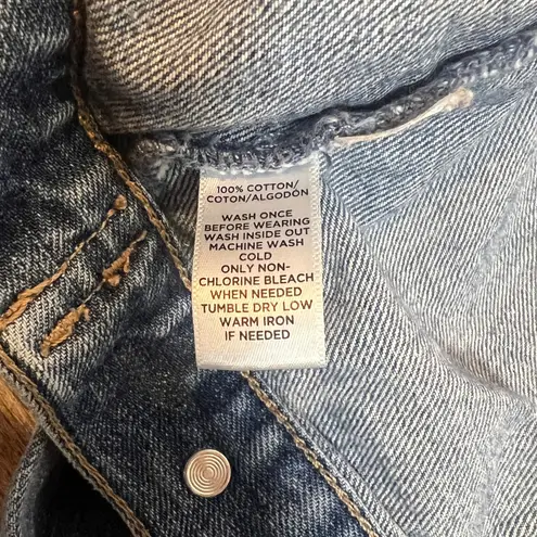 Ann Taylor LOFT Classic Denim Jean Jacket Women's Small Blue