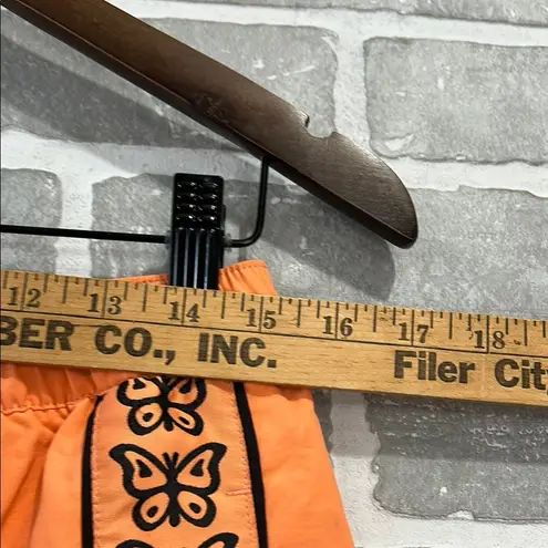 Petals by Petals by Peacock Size M Peach Nylon Ski Track Pants Windbreaker Y2K Orange Size M