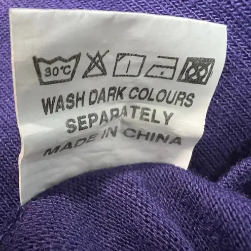 Styleword Tunic Sweater Dress Womens Medium Bohemian Loungewear Relaxed Pullover Purple