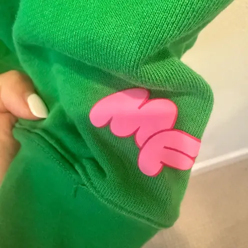 THE MAYFAIR GROUP The Compassion Sweatshirt in Green and Pink UO Exclusive S/M