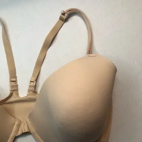 Wacoal Bra Custom Contours T-Back Convertible Front Closure in Sand Sz 38DD EUC