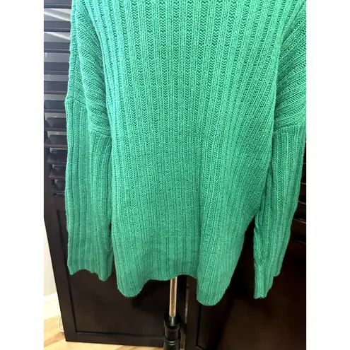 360 Cashmere  Women's Angelica Ribbed Turtle Neck Long Sleeve Sweater L NWOT