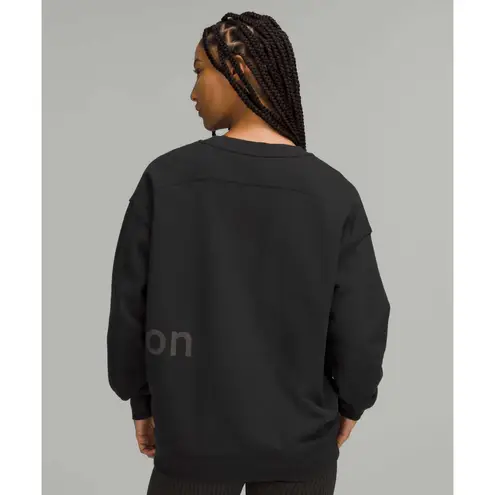 Lululemon Perfectly Oversized Crew *Graphic Black 6