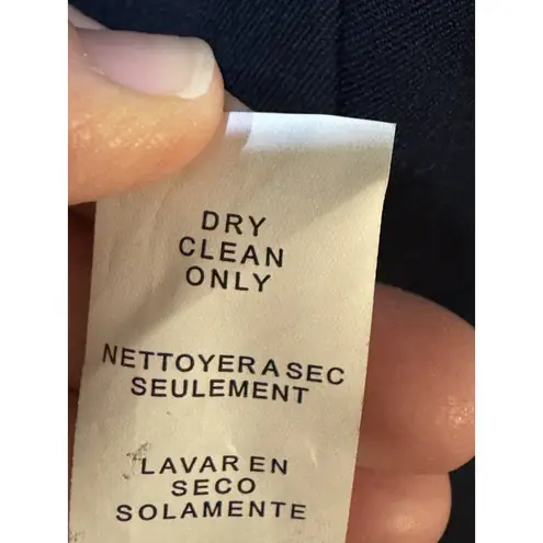 Karen Kane Women's Double Breasted Blazer, US Size Medium Navy Nautical